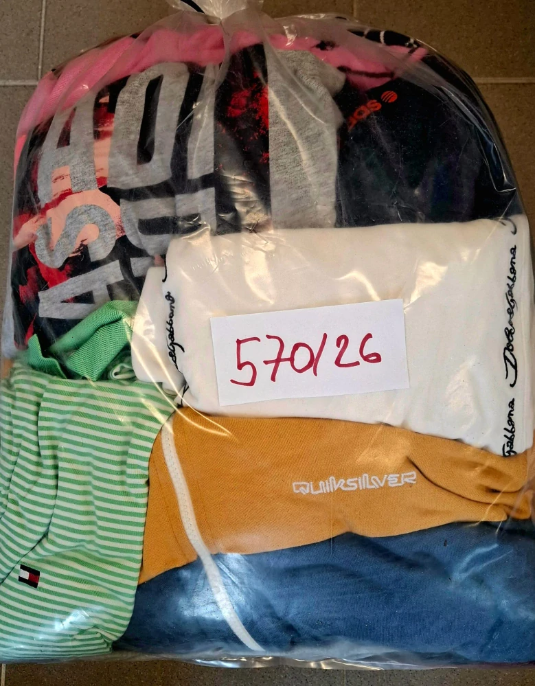 Balík 570/26, Značkový sport pro dospělé a děti + jiné značky., Originál 5 kg,1,2 jak.