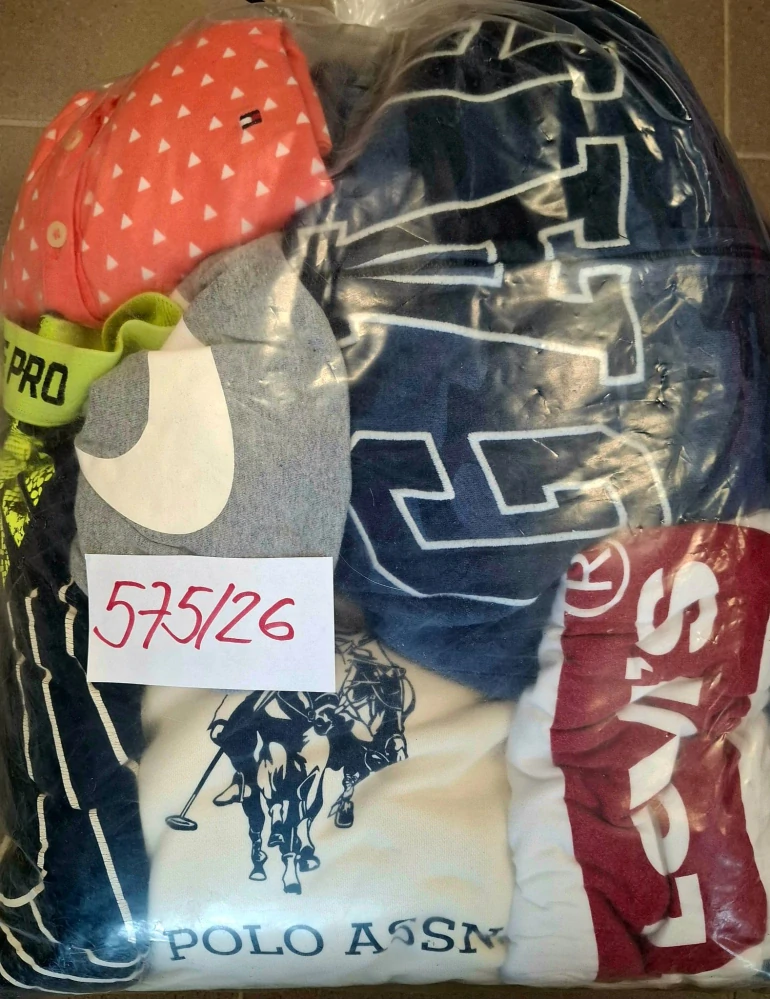 Balík 575/26, Značkový sport pro dospělé a děti + jiné značky., Originál 5 kg,1,2 jak.