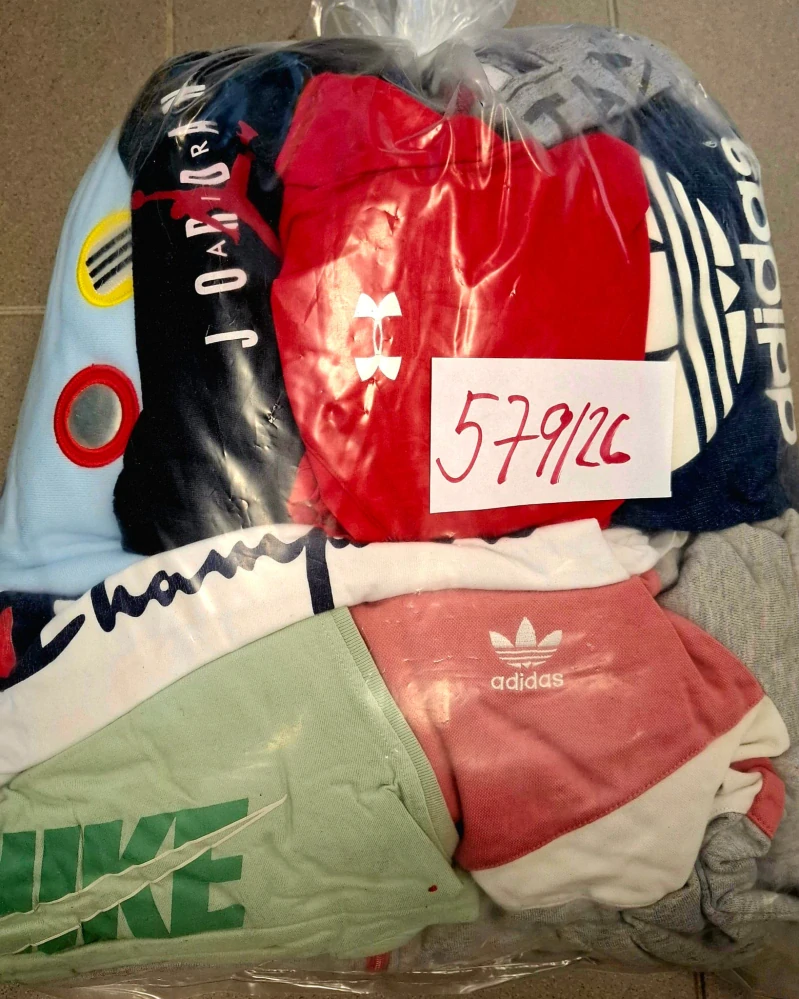 Balík 579/26, Značkový sport pro dospělé a děti + jiné značky., Originál 5 kg,1,2 jak.