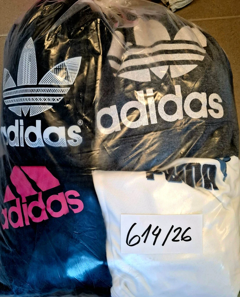 Balík 614/26, Značkový sport pro dospělé a děti + jiné značky., Originál 5 kg,1,2 jak.