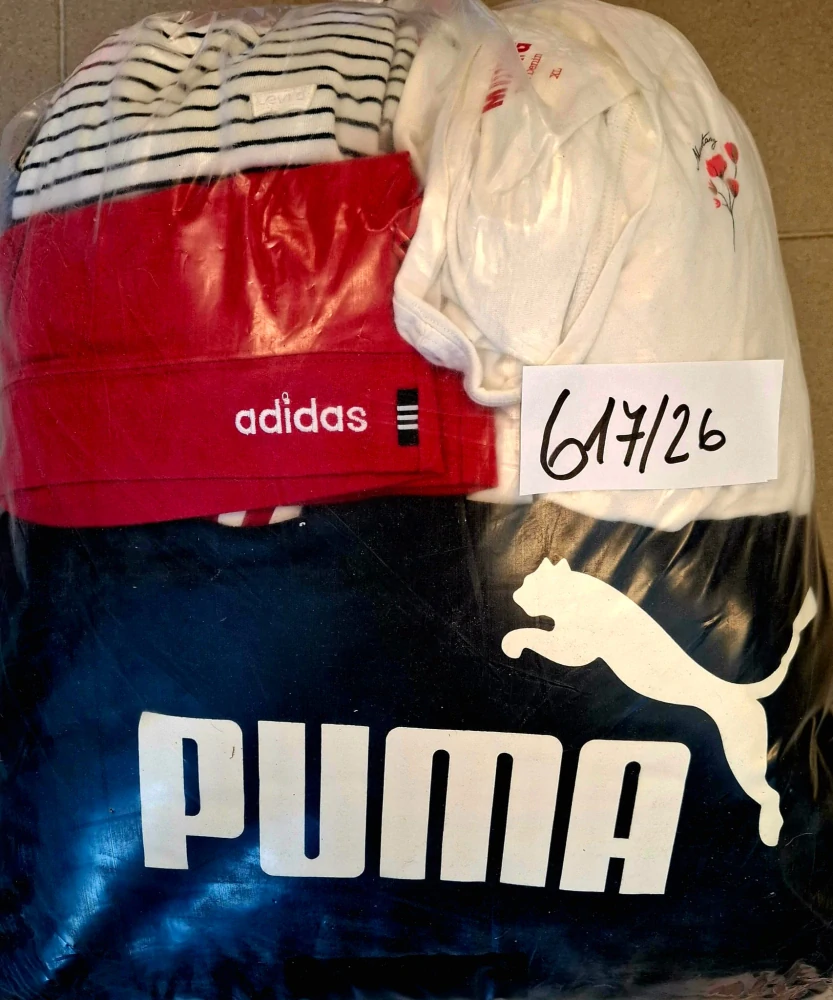 Balík 617/26, Značkový sport pro dospělé a děti + jiné značky., Originál 5 kg,1,2 jak.