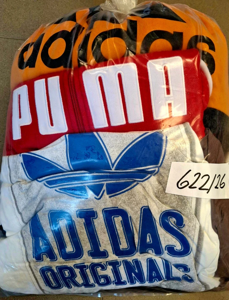 Balík 622/26, Značkový sport pro dospělé a děti + jiné značky., Originál 5 kg,1,2 jak.