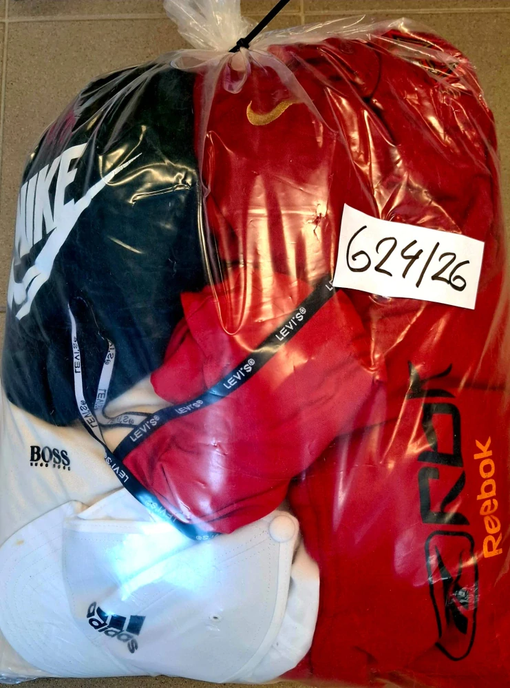 Balík 624/26, Značkový sport pro dospělé a děti + jiné značky., Originál 5 kg,1,2 jak.