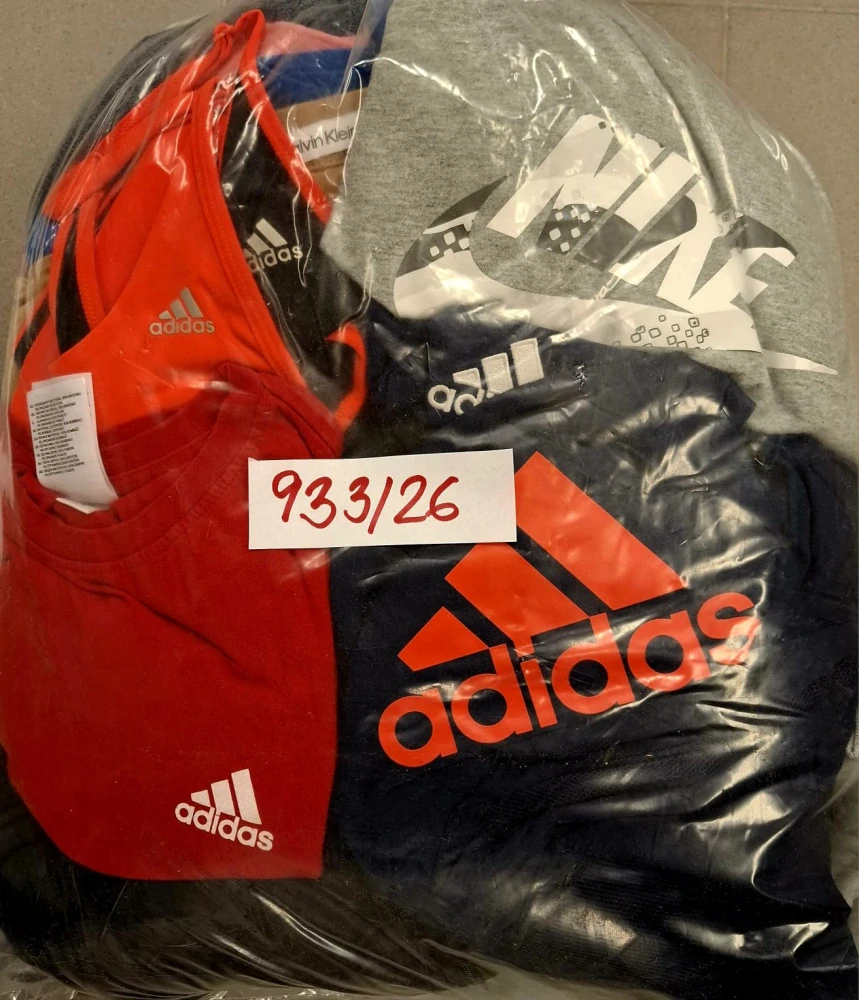 Balík 933/26, Značkový sport pro dospělé a děti + jiné značky., Originál 5 kg,1,2 jak.