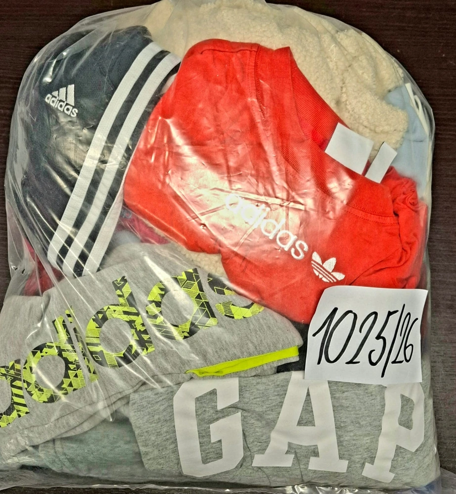 Balík 1025/26, Značkový sport pro dospělé a děti + jiné značky., Originál 5 kg,1,2 jak.