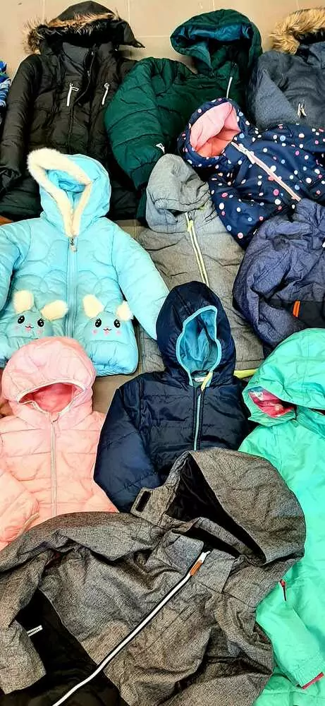 Výběrové dětské zimní bundy, 1 jakost + cream, 0-13 let