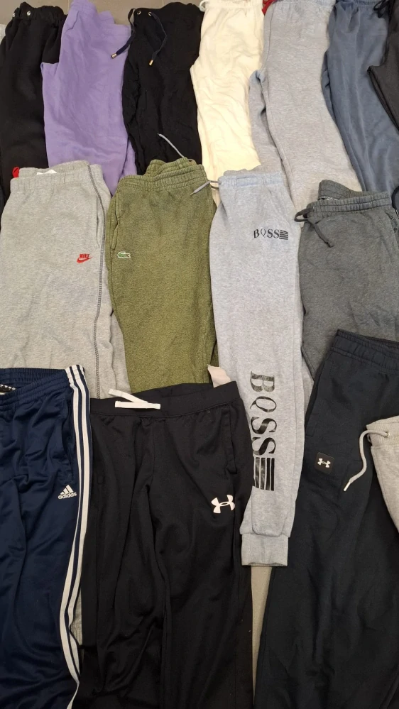 Balík 249/26 – 25 Kg tepláky pro dospělé, 1. a 2. jakost, cca 60-65 ks, Originál Anglie