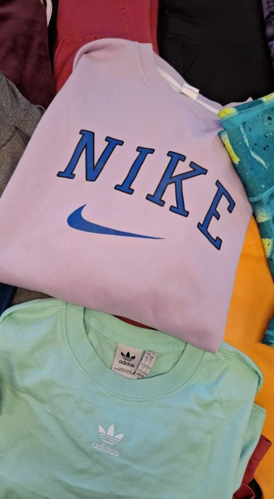 Balík 256, 10 Kg, Výběrový sportovní dámský mix cream+1 jakost, XS - XXL, 45 Ks