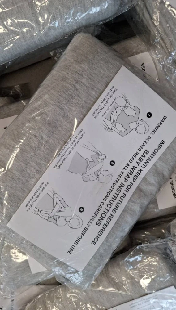 Balík 576/25 – 10 kg – Nové šátky na nošení miminek – 19 ks